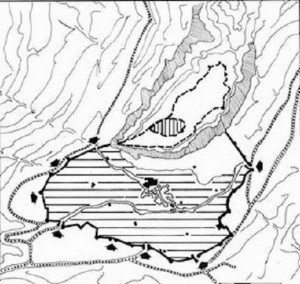 Planimetria dell'antica città di Thula