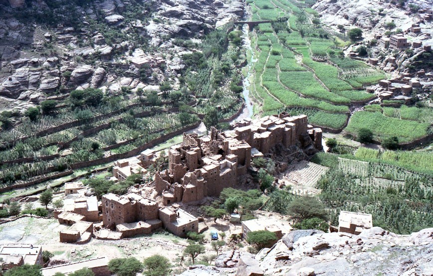 Terrazze sul fondo dello wadi