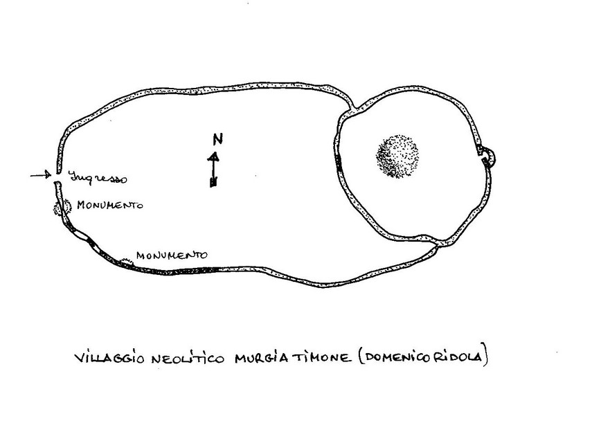 Villaggio neolitico Murgia Timone - Matera (D. Ridola)