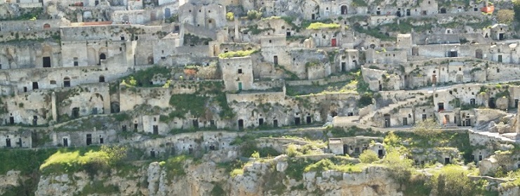 Particolare del Sasso Caveoso visto dalle murge