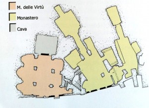 Planimetria della Madonna delle Virtù