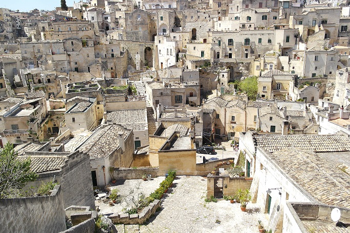 La trama urbana dei Sassi di Matera