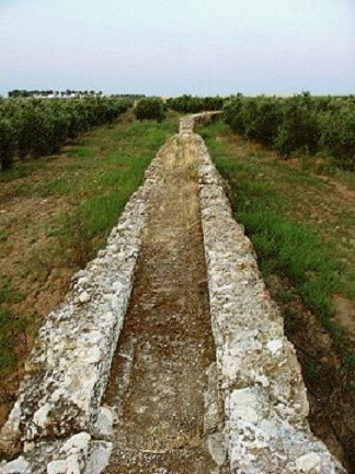 Parte di acquedotto romano in Spagna