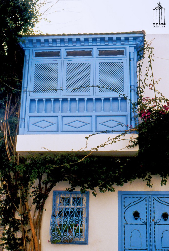 Sidi Bou Said particolare di ''mashrabiya'' (Tunisia)