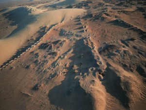 Sahara - Long paths of the underground galleries : the foggara